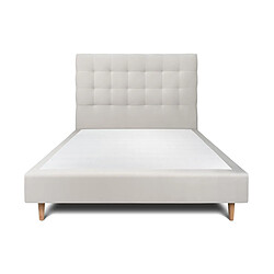 Lit Sommeil de plomb - 160x200 cm - Gris clair