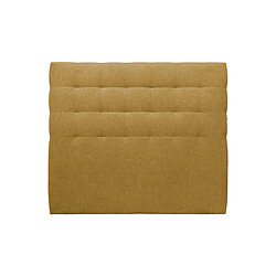 Sommeil de plomb Tête de lit capitonnée - Jaune