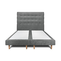 Sommeil de plomb Lit 2 places - Anthracite