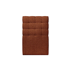 Sommeil de plomb Tête de lit capitonnée - Terracotta