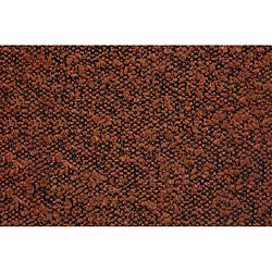 SOMMEIL DE PLOMB Lit 90x190 - Terracotta Lit simple - Tête de lit lignes - Sommier tapissier - Hauteur 35 cm - Pieds en bois 15 cm