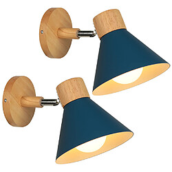 Stoex 2x Applique Rétro - Bleu