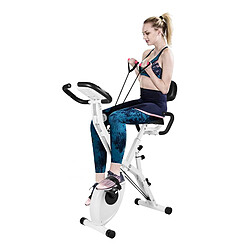 RATTANTREE Vélo d'appartement pliable X-Bike Blanc