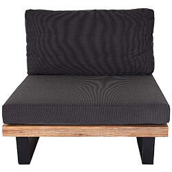 Acheter Decoshop26 Fauteuil de jardin bois - Marron
