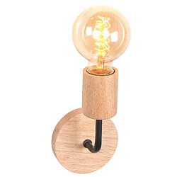 Stoex Applique Murale Rétro - Métal et Bois