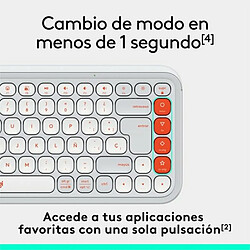 Logitech Pop Icon Keys - Blanc pas cher