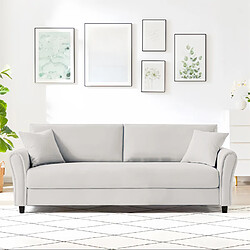 Concept Usine Canapé droit design en tissu 4 places LUCERNE