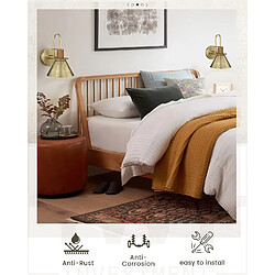 stoex Applique Murale Rétro Or