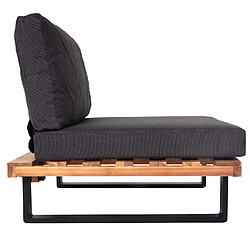 Decoshop26 Fauteuil de jardin bois - Marron pas cher
