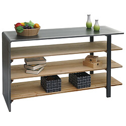 Decoshop26 Bibliothèque étagère à chaussures - Métal