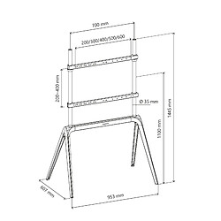 Acheter Thomson support mural TV fixe - Blanc