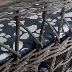 Acheter Helloshop26 Maison pour animaux en saule - Gris