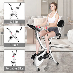Avis RATTANTREE Vélo d'appartement pliable X-Bike Blanc