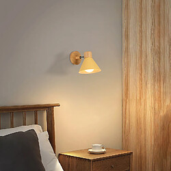 Stoex Applique murale rétro jaune