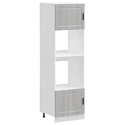 VidaXL Armoires Four Porto Sonoma Gris