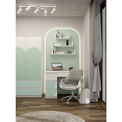 VIVALDI Bureau de Gauche Blues - Blanc Menthe