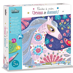 Crealign Coffret cartes à créer Chevaux de diamants