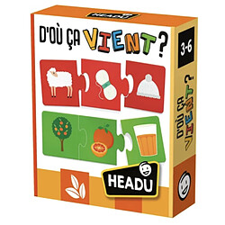 HEADU D'où ça vient Puzzle Headu - 27 pièces - Découverte et logique