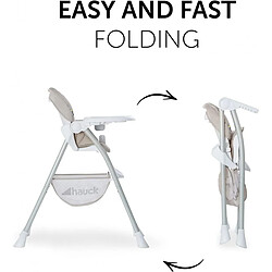 Hauck Chaise haute Sit N Fold - Beige