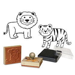 Avis Crealign Coffret tampons animaux savane - 10 pièces