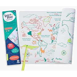 Super petit Planisphère à colorier