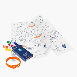 Super Petit Super_Petit Set en Silicone à Colorier Surf Party