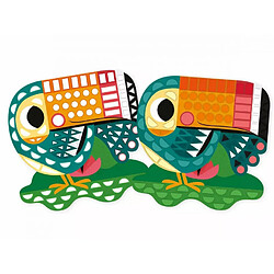 Juratoys-janod Gommettes et décors animaux - Multicolore pas cher