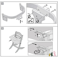 Geuther Tablette bébé Syt - Aquamarine