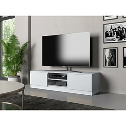 Vivaldi Meuble TV Malawi Blanc 140 cm