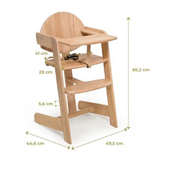 Geuther Chaise haute bébé Filou Up - Blanc