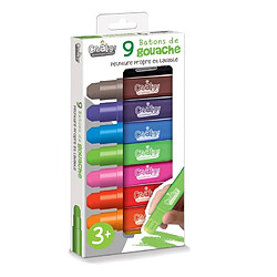 Crealign Boîte crayons gras rétractables - 9 pièces