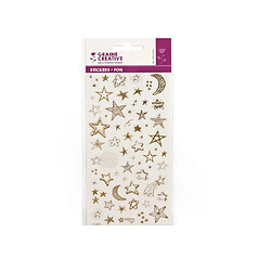 Graine Créative Graines Creatives Stickers Étoiles Dorées