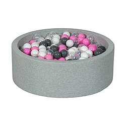 Velinda Piscine à balles pour enfant - 450 balles