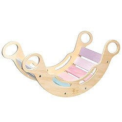 Elis Design Bascule Arc-en-ciel Montessori