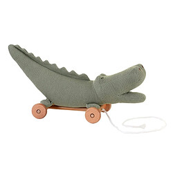 Egmont toys Jouet à tirer crocodile en coton