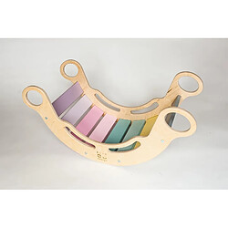 Elis Design Bascule Arc-en-ciel Montessori