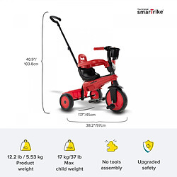 Avis Smart Trike Smartrike Breeze S - couleur rouge