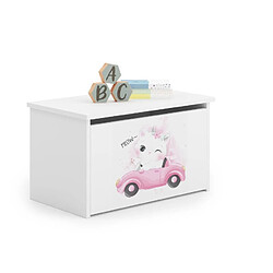 Kobi Coffre à jouets Daria - Blanc