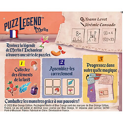 Blue orange Puzzlegend Merlin jeu de réflexion - Orange