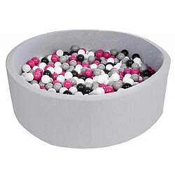 Velinda Piscine à balles pour enfant - 600 balles