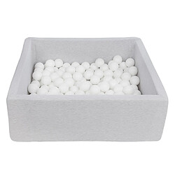 Velinda Piscine à balles pour enfant - Blanc