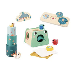Janod Box - 4 jouets - Eveil sensoriel