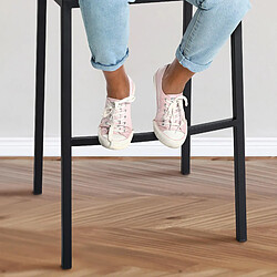 Tabouret de bar Damaso - Gris pas cher