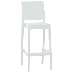 Tabouret de bar Maya - Blanc