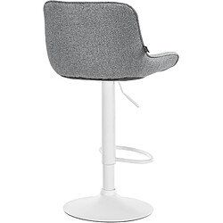 Acheter Tabourets de bar Vonore lot de 2 - Blanc