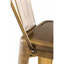 Tabouret de bar Aiden - Or pas cher