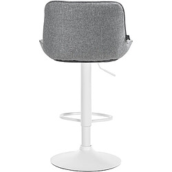Tabourets de bar Vonore lot de 2 - Blanc pas cher
