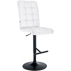 Tabouret de bar design similicuir - Noir