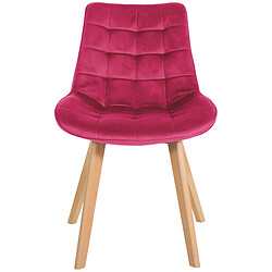 Avis Non Chaise en Velours Brook