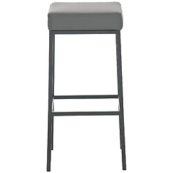 Avis Lot de 2 tabourets de bar - Gris